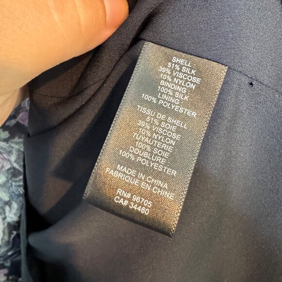 REBECCA TAYLOR ruby floral organza dress size 4 - Picture 4 of 9